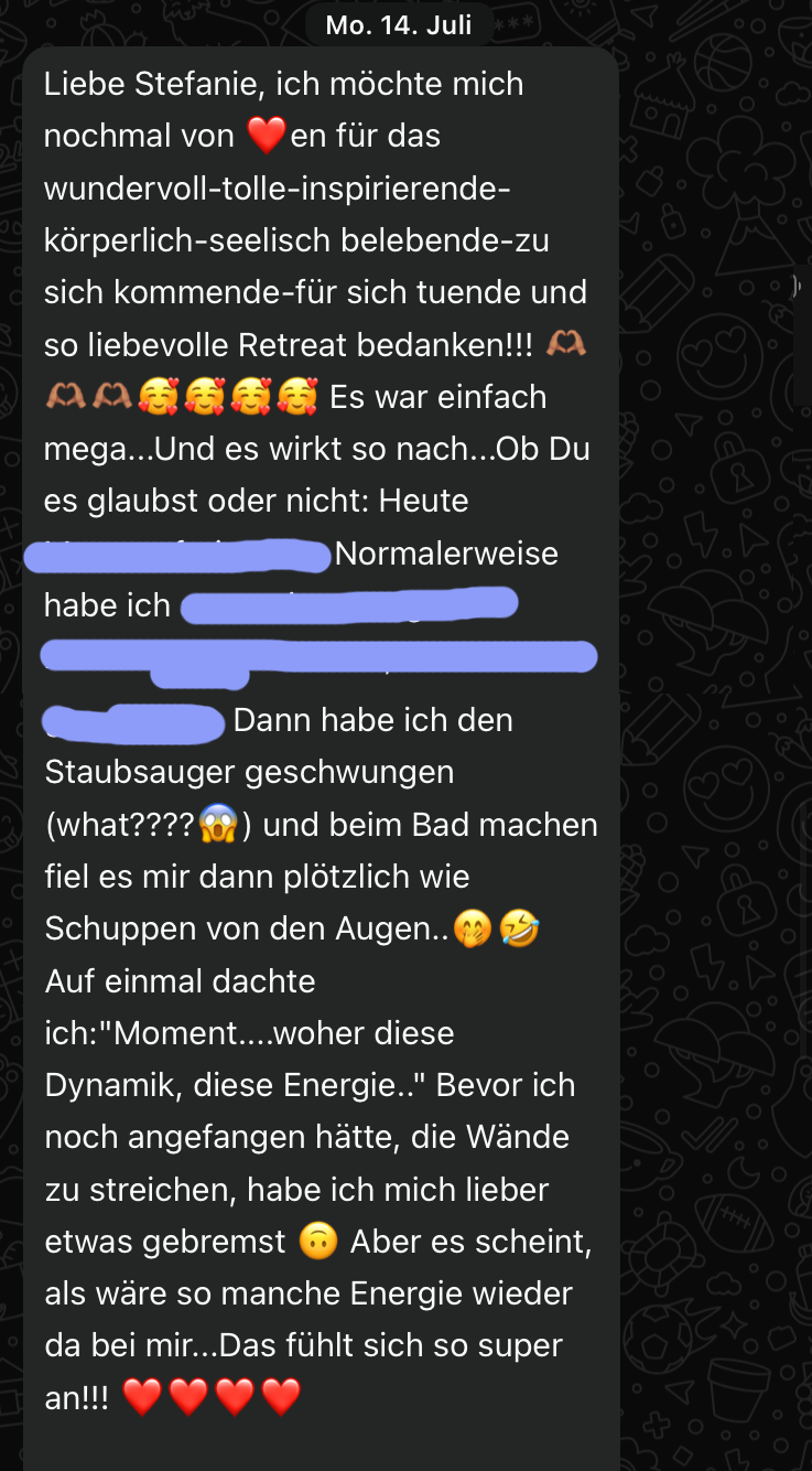 Energie kam endlich zurück